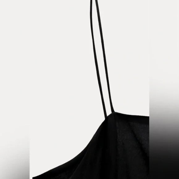 Zara ZW Collection Long Contrast Dress S - Picture 10 of 11